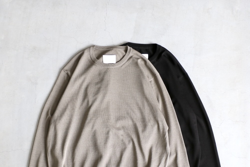 ssstein(���奿����) "WOOL/SILK KNIT CREW NECK LS ST.1313"