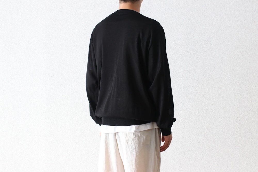 ssstein(���奿����) "WOOL/SILK KNIT CREW NECK LS ST.1313"