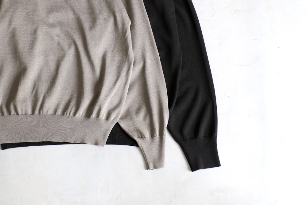 ssstein(���奿����) "WOOL/SILK KNIT CREW NECK LS ST.1313"
