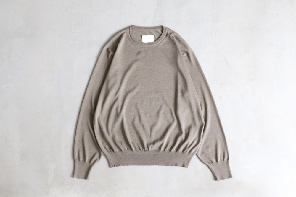 ssstein(���奿����) "WOOL/SILK KNIT CREW NECK LS ST.1313"