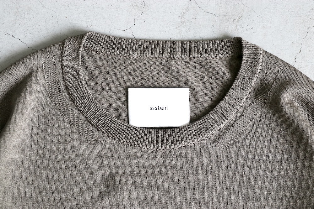 ssstein(���奿����) "WOOL/SILK KNIT CREW NECK LS ST.1313"