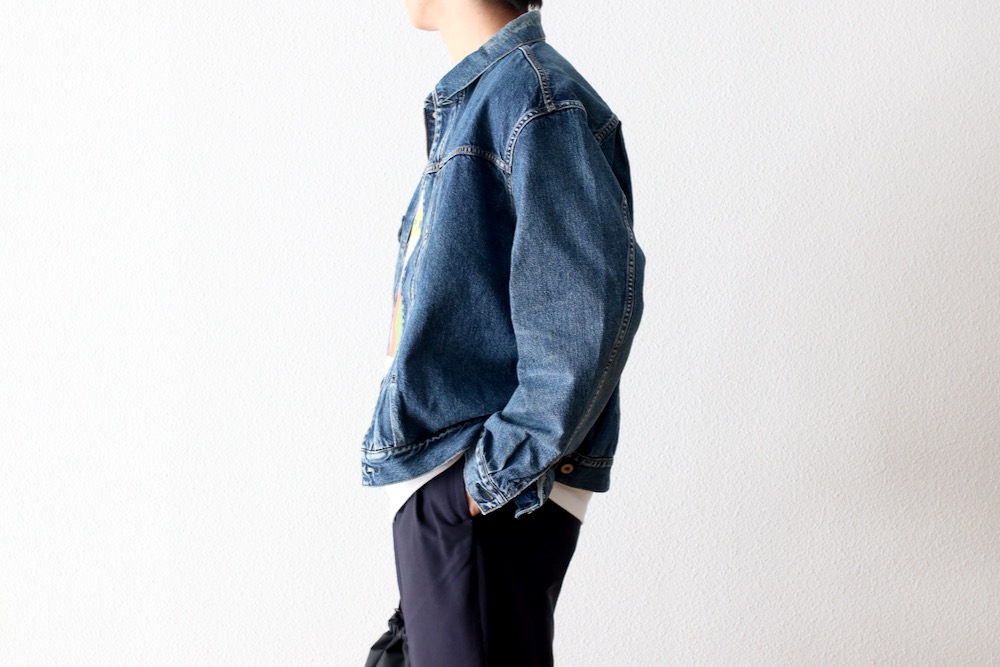��WINDSTOPPER��nonnative(�Υ�ͥ��ƥ���) "TRUCKER BLOUSON COTTON 11.5oz DENIM VW LIGHT WITH WINDSTOPPER"
