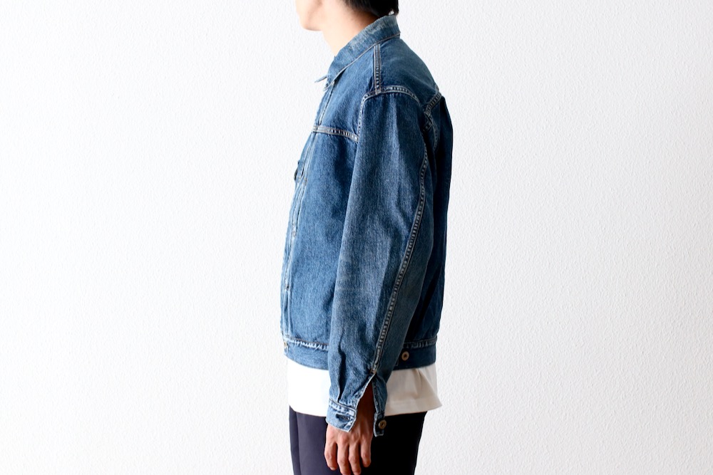 ��WINDSTOPPER��nonnative(�Υ�ͥ��ƥ���) "TRUCKER BLOUSON COTTON 11.5oz DENIM VW LIGHT WITH WINDSTOPPER"