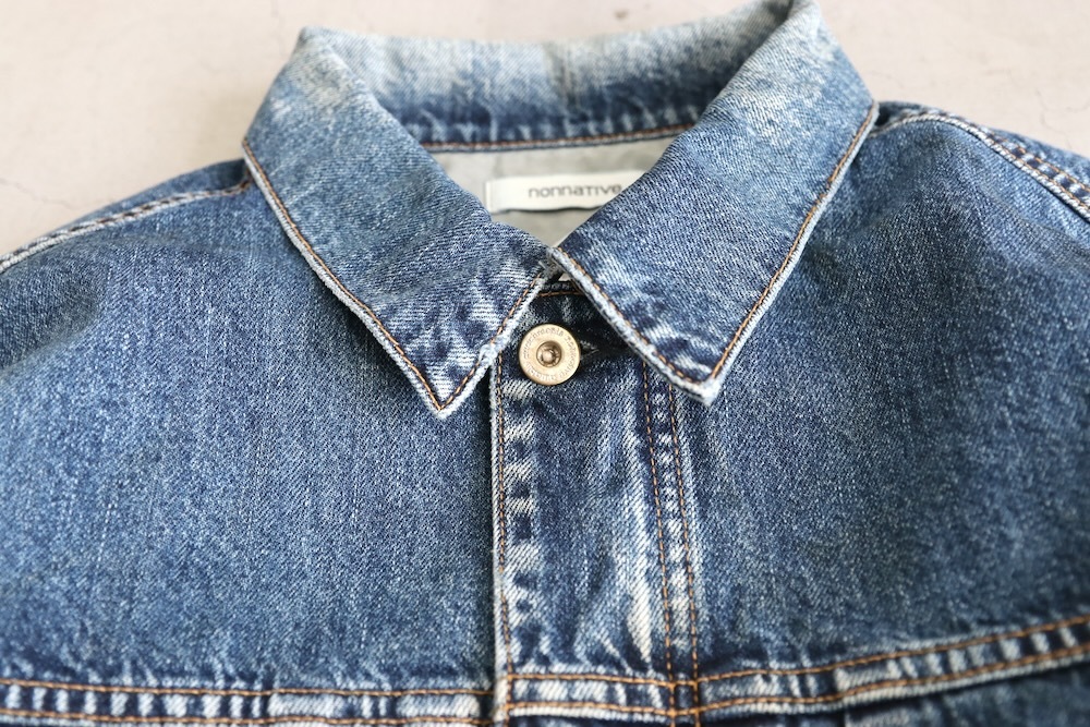 ��WINDSTOPPER��nonnative(�Υ�ͥ��ƥ���) "TRUCKER BLOUSON COTTON 11.5oz DENIM VW LIGHT WITH WINDSTOPPER"