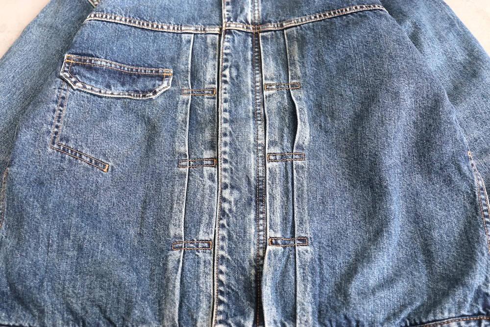 ��WINDSTOPPER��nonnative(�Υ�ͥ��ƥ���) "TRUCKER BLOUSON COTTON 11.5oz DENIM VW LIGHT WITH WINDSTOPPER"