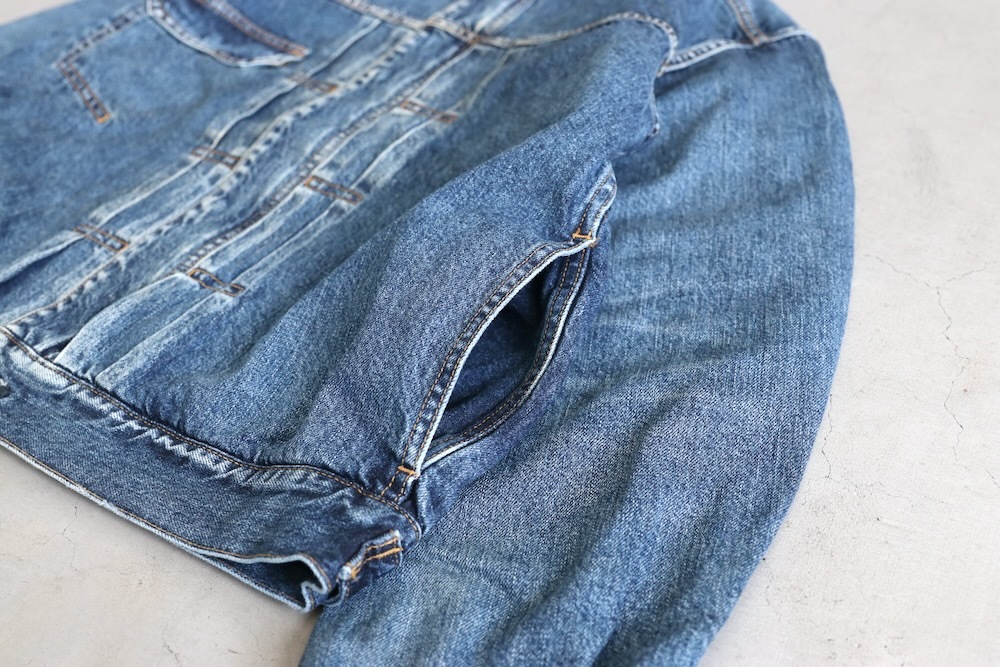 ��WINDSTOPPER��nonnative(�Υ�ͥ��ƥ���) "TRUCKER BLOUSON COTTON 11.5oz DENIM VW LIGHT WITH WINDSTOPPER"