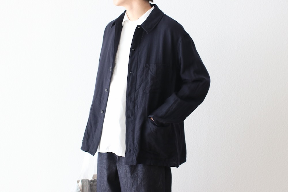 KAPTAIN SUNSHINE(����ץƥ󥵥󥷥㥤��) "Wool Gauze Work Shirt Jacket"