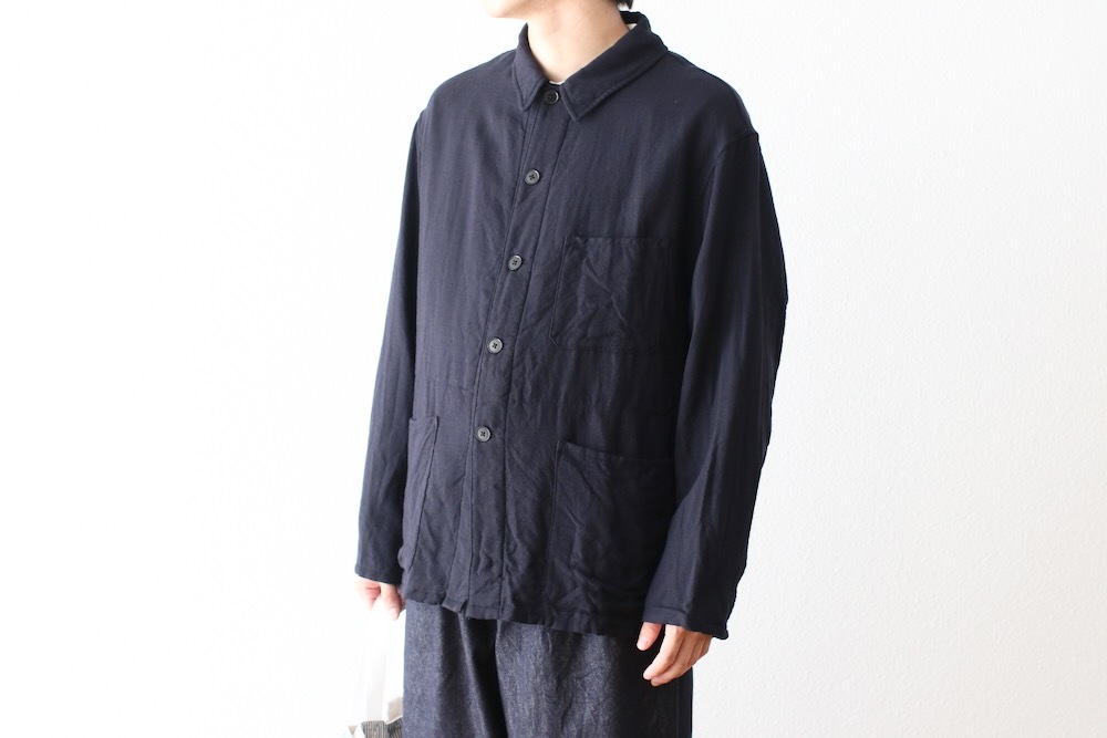 KAPTAIN SUNSHINE(����ץƥ󥵥󥷥㥤��) "Wool Gauze Work Shirt Jacket"