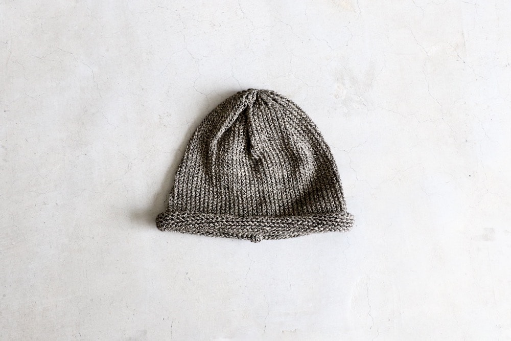 ENDS AND MEANS  (ɥɥߡ ) "Roll Up Knit Cap(Linen)"