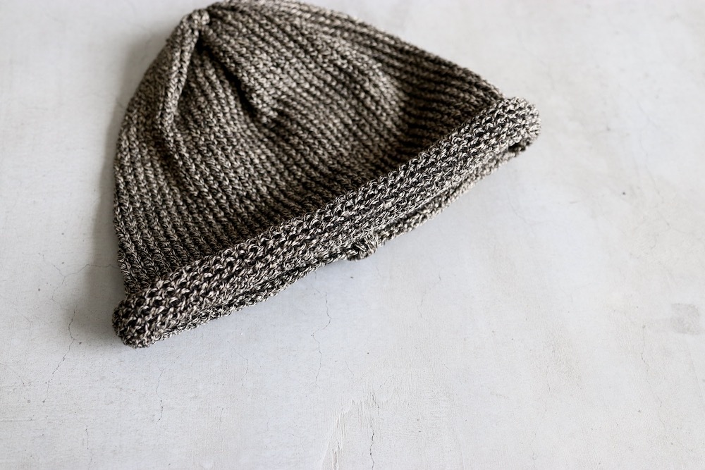 ENDS AND MEANS  (ɥɥߡ ) "Roll Up Knit Cap(Linen)"