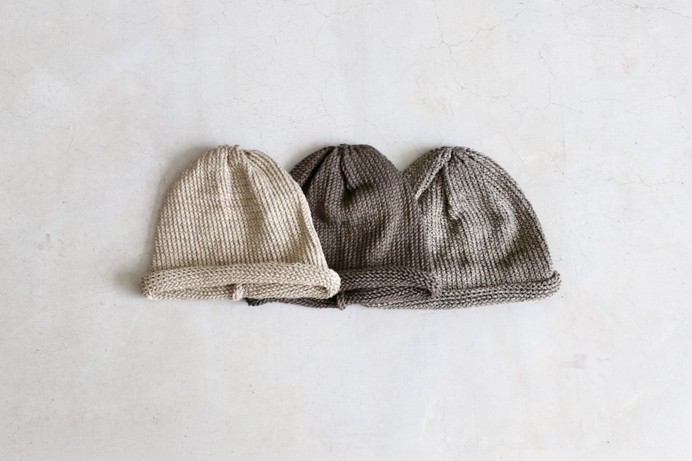 ENDS AND MEANS  (ɥɥߡ ) "Roll Up Knit Cap(Linen)"
