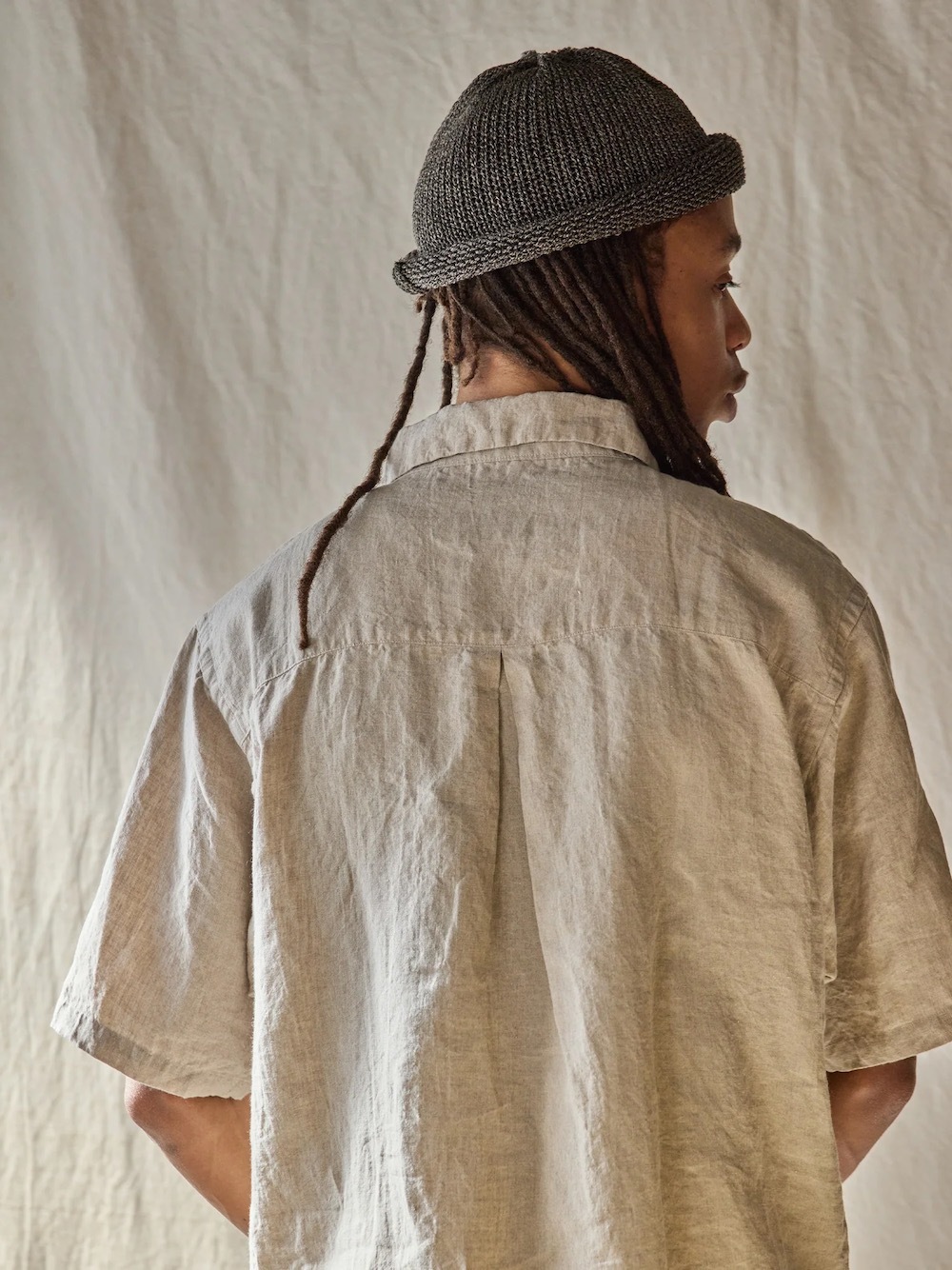 ENDS AND MEANS  (ɥɥߡ ) "Roll Up Knit Cap(Linen)"