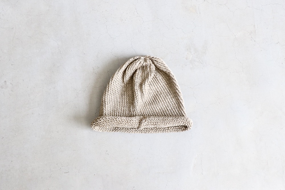 ENDS AND MEANS  (ɥɥߡ ) "Roll Up Knit Cap(Linen)"
