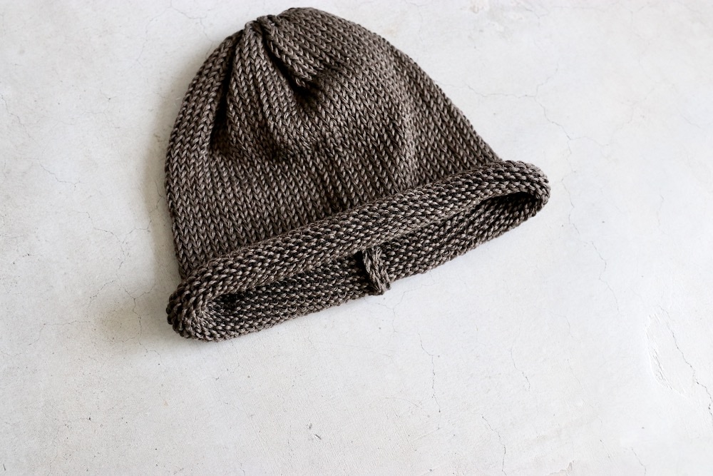 ENDS AND MEANS  (ɥɥߡ ) "Roll Up Knit Cap(Linen)"