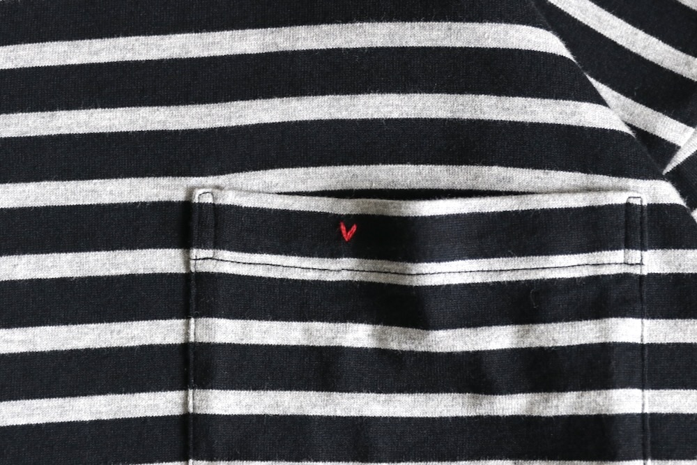 Porter Classic(�ݡ��������饷�å�) "H/W BEATNIK BORDER OPEN POLO SHIRT"