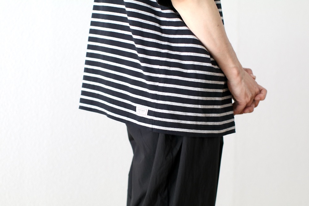 Porter Classic(�ݡ��������饷�å�) "H/W BEATNIK BORDER OPEN POLO SHIRT"