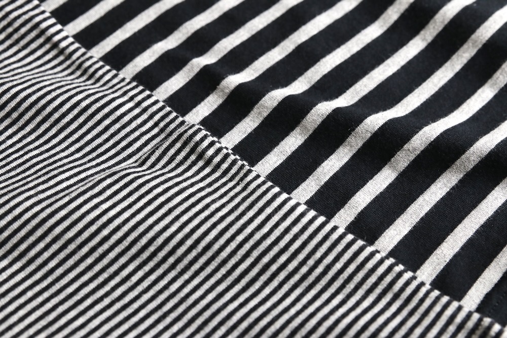 Porter Classic(�ݡ��������饷�å�) "H/W BEATNIK BORDER OPEN POLO SHIRT"