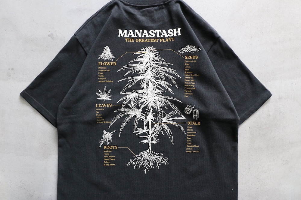 MANASTASH (�ޥʥ����å���) "HEMP TEE TGP"