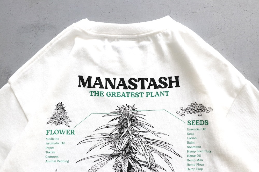 MANASTASH (�ޥʥ����å���) "HEMP TEE TGP"