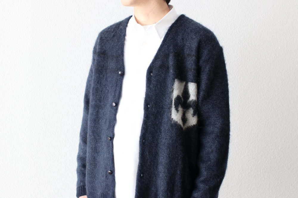 ニードルズカーディガン NEEDLES[ニードルズ] 24SS V Neck Cardigan - Chimayo [BRN/BRN]