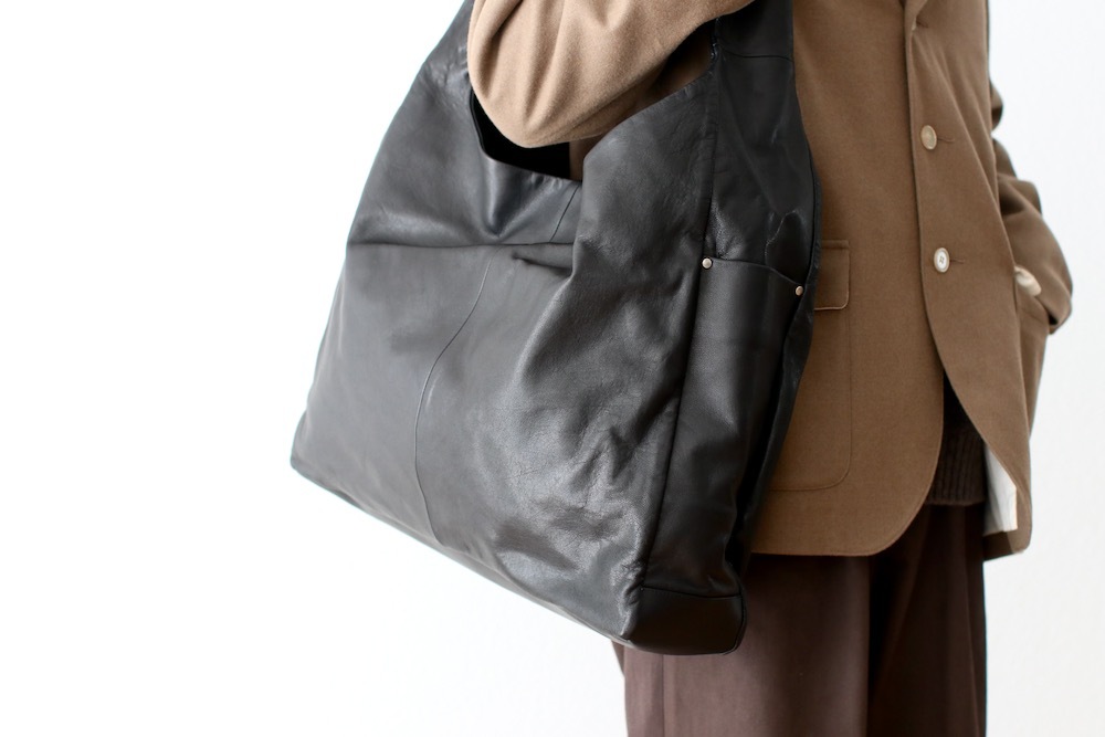 ssstein LEATHER SHOULDER BAG ショルダーバッグ ssstein - 【再販売通知受付可能】Leather Shoulder Bag(LEATHER