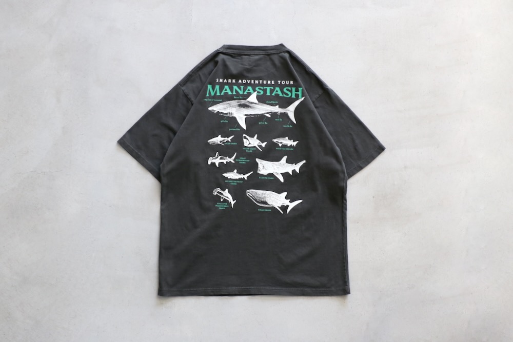 MANASTASH (�ޥʥ����å���) "PUMICE TEE SHARK"