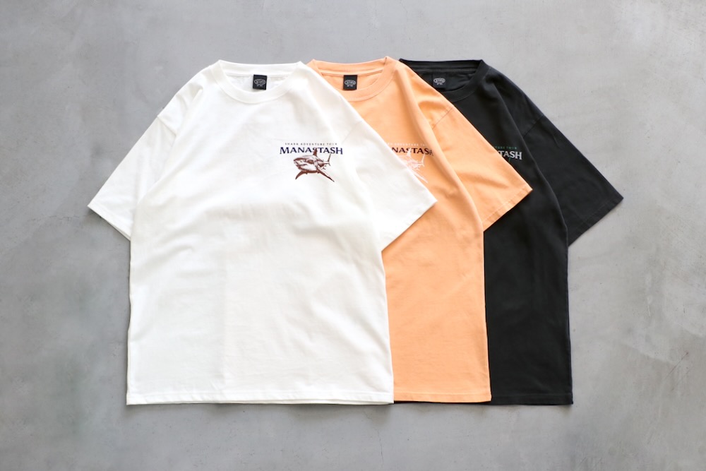 MANASTASH (�ޥʥ����å���) "PUMICE TEE SHARK"