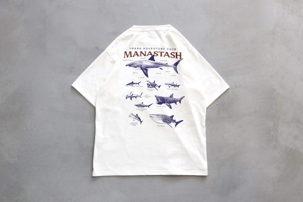 MANASTASH (�ޥʥ����å���) "PUMICE TEE SHARK"