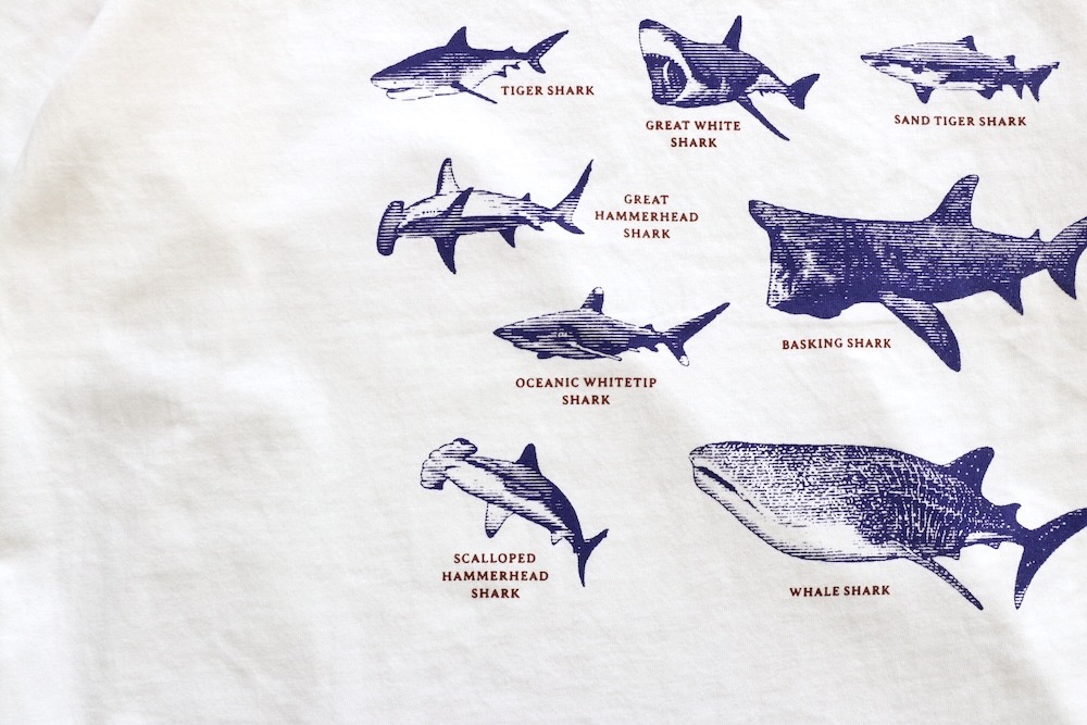 MANASTASH (�ޥʥ����å���) "PUMICE TEE SHARK"