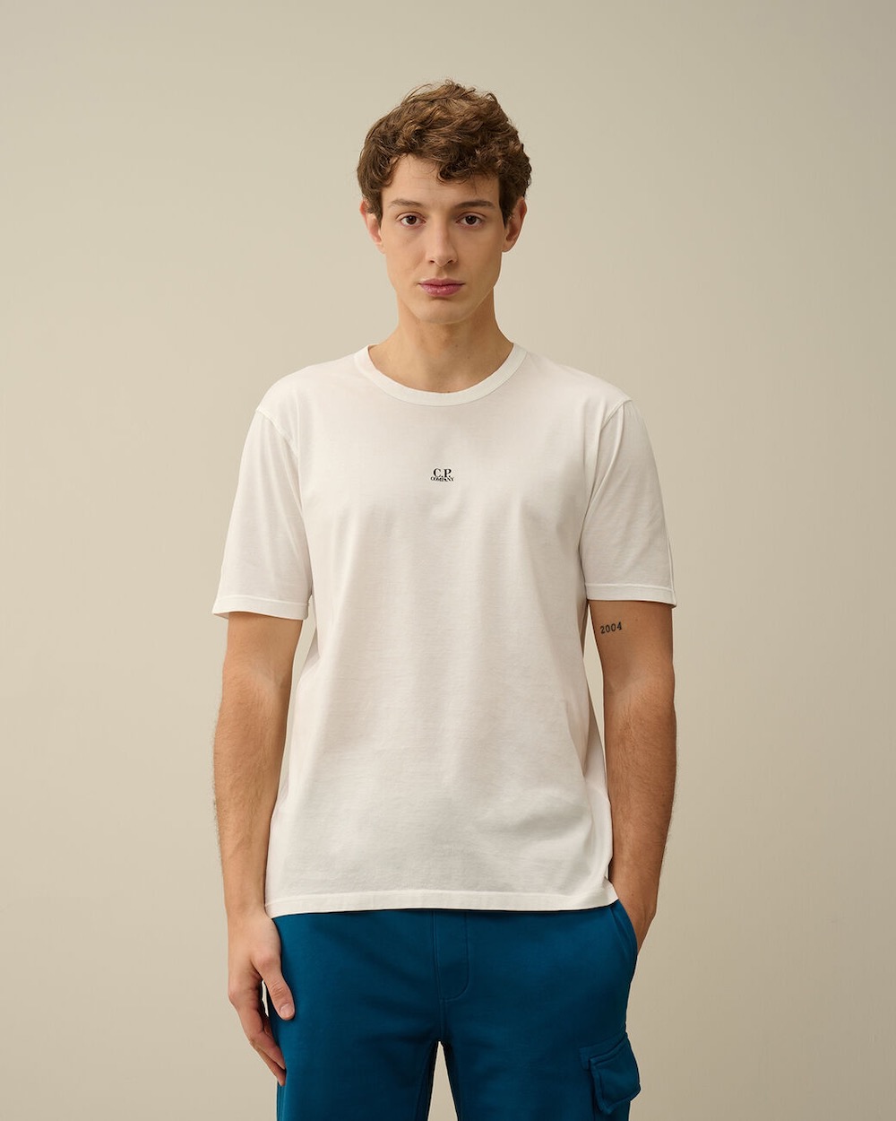 C.P. Company (ԡѥˡ) "70/2 MERCERIZED JERSEY LOGO T"