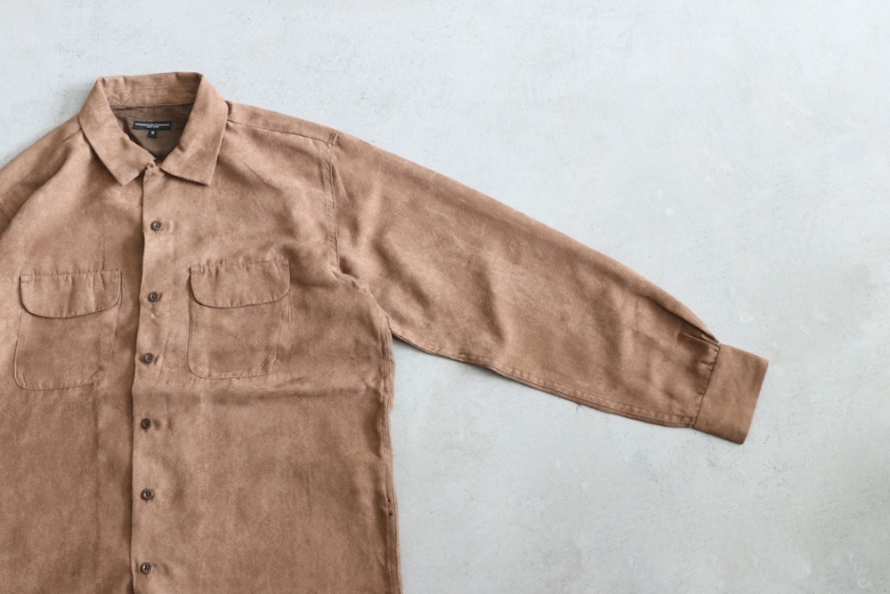 Engineered Garments (���󥸥˥����ɥ�������) "Classic Shirt - Polyester Lt.Weight Fake Suede -"