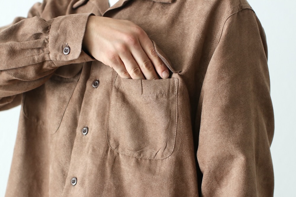 Engineered Garments (���󥸥˥����ɥ�������) "Classic Shirt - Polyester Lt.Weight Fake Suede -"