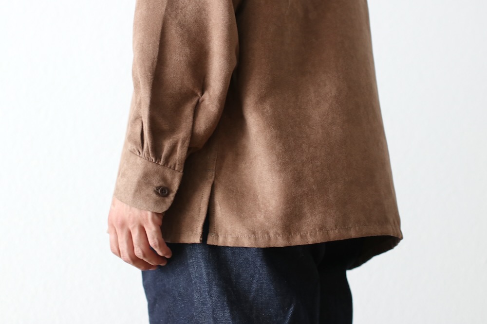 Engineered Garments (���󥸥˥����ɥ�������) "Classic Shirt - Polyester Lt.Weight Fake Suede -"
