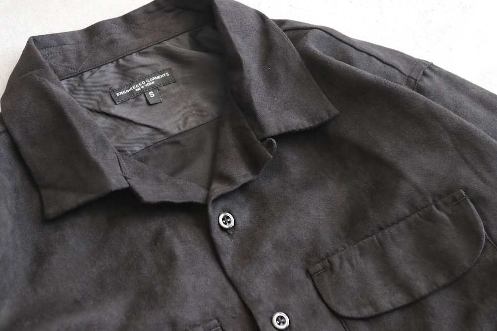 Engineered Garments (���󥸥˥����ɥ�������) "Classic Shirt - Polyester Lt.Weight Fake Suede -"