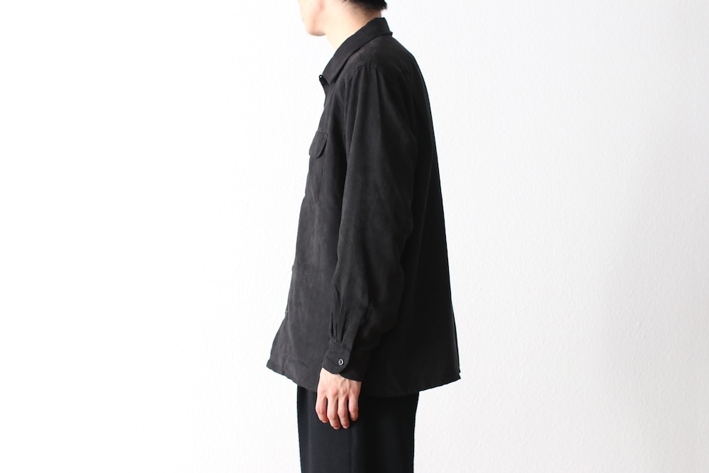 Engineered Garments (���󥸥˥����ɥ�������) "Classic Shirt - Polyester Lt.Weight Fake Suede -"