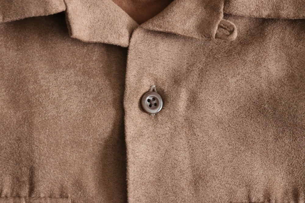 Engineered Garments (���󥸥˥����ɥ�������) "Classic Shirt - Polyester Lt.Weight Fake Suede -"