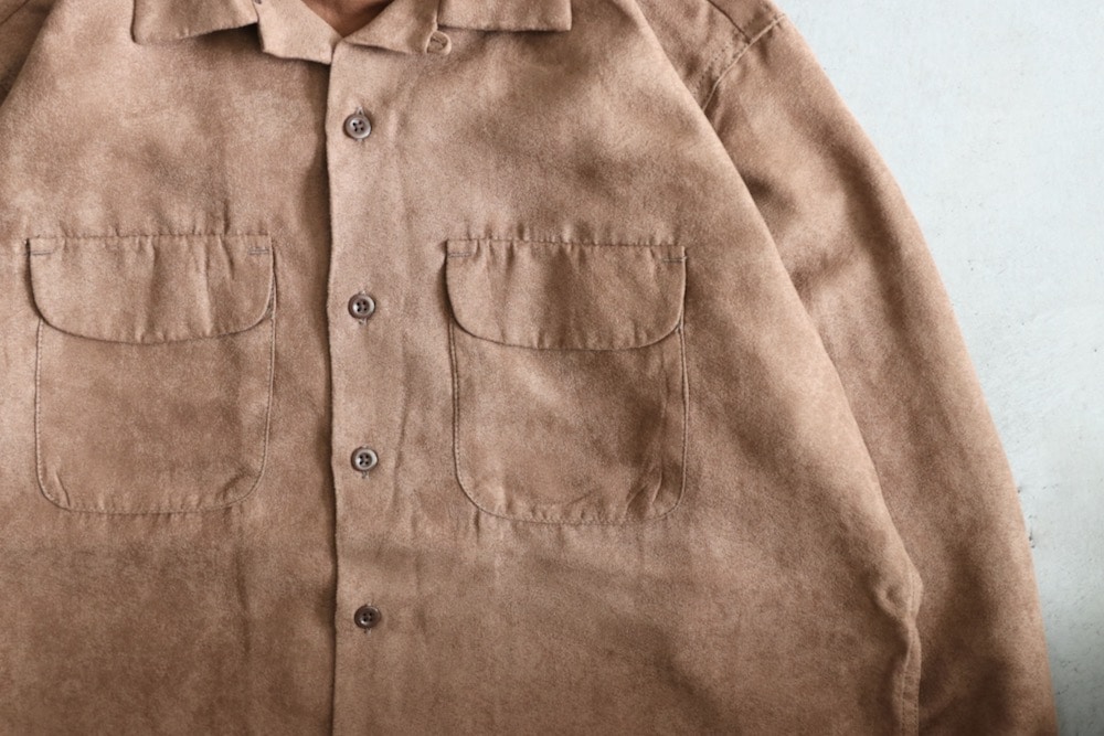Engineered Garments (���󥸥˥����ɥ�������) "Classic Shirt - Polyester Lt.Weight Fake Suede -"