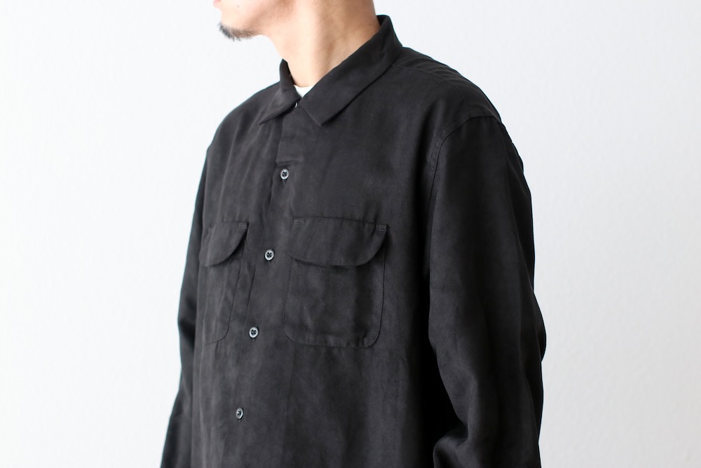 Engineered Garments (���󥸥˥����ɥ�������) "Classic Shirt - Polyester Lt.Weight Fake Suede -"