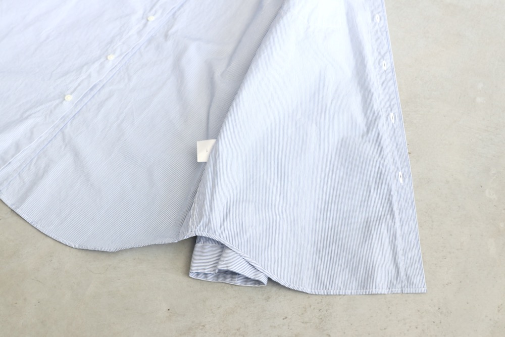 ATON (ȥ) "GIZA STRIPE WASHED SHIRT"