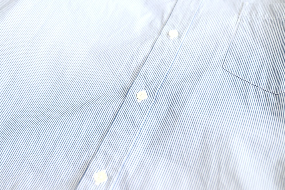 ATON (ȥ) "GIZA STRIPE WASHED SHIRT"