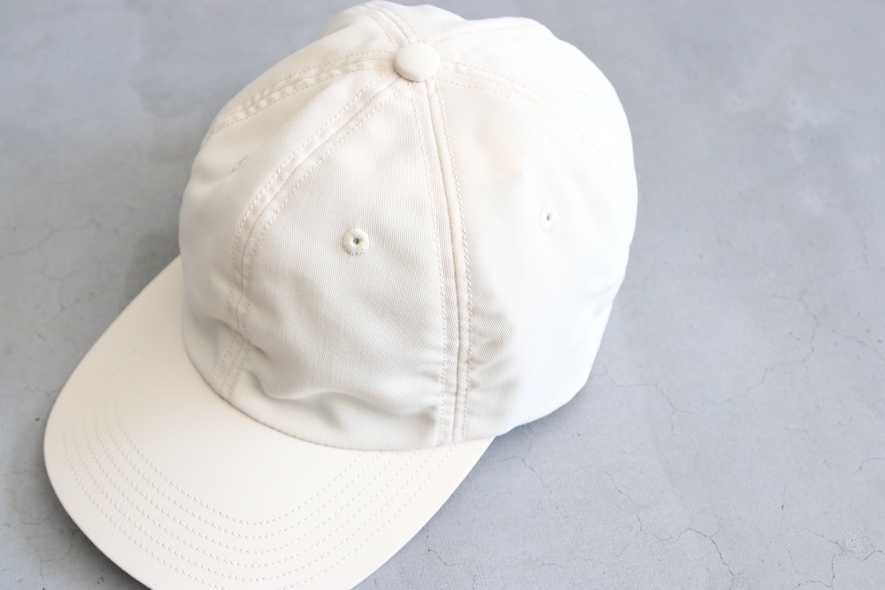 KIJIMA TAKAYUKI( 業) "POLY COTTON ELASTIC BACK 6PANEL CAP"
