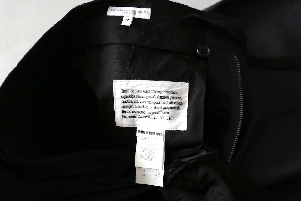 Engineered Garments (���󥸥˥����ɥ�������) "Andover Pant - High Count Twill"