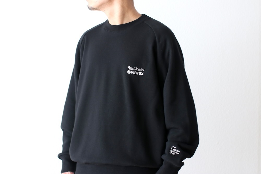 FreshService(եå奵ӥ) "VIBTEX for FreshService SWEAT CREW NECK PULLOVER"