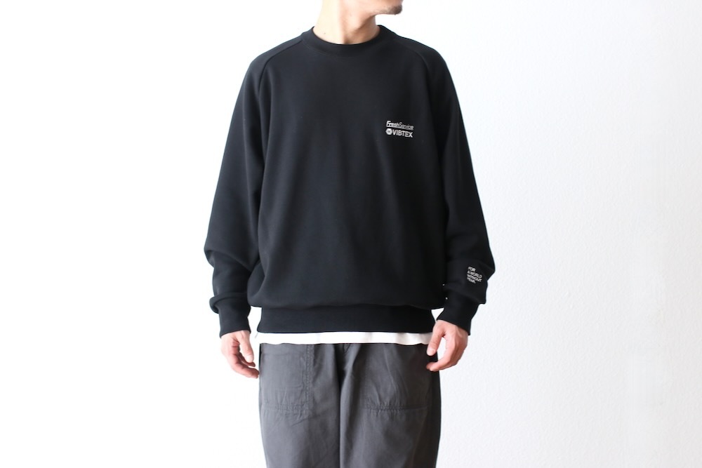 FreshService(եå奵ӥ) "VIBTEX for FreshService SWEAT CREW NECK PULLOVER"