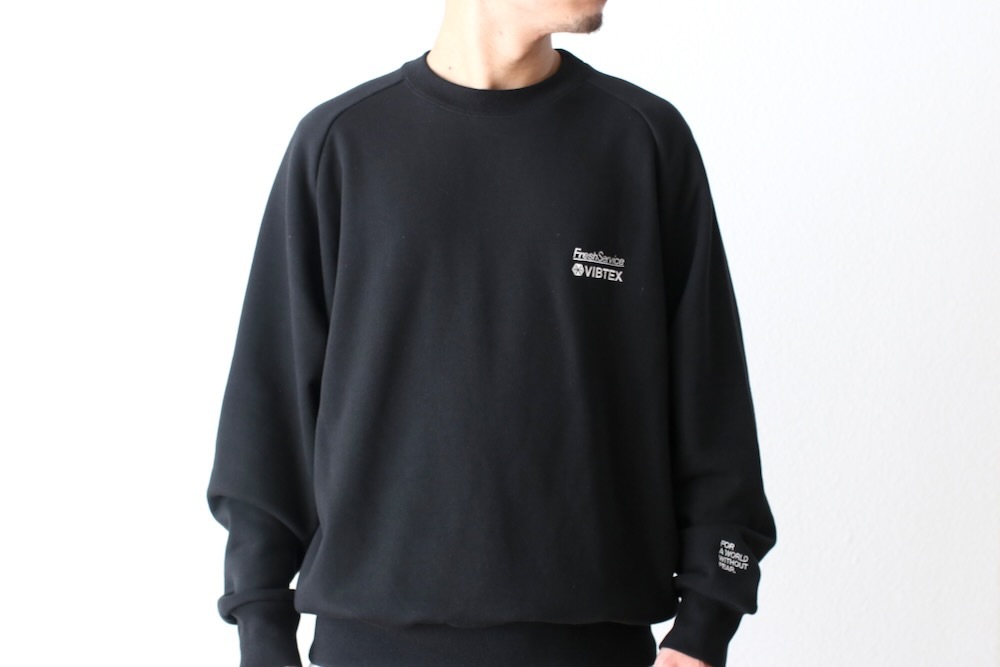 FreshService(եå奵ӥ) "VIBTEX for FreshService SWEAT CREW NECK PULLOVER"