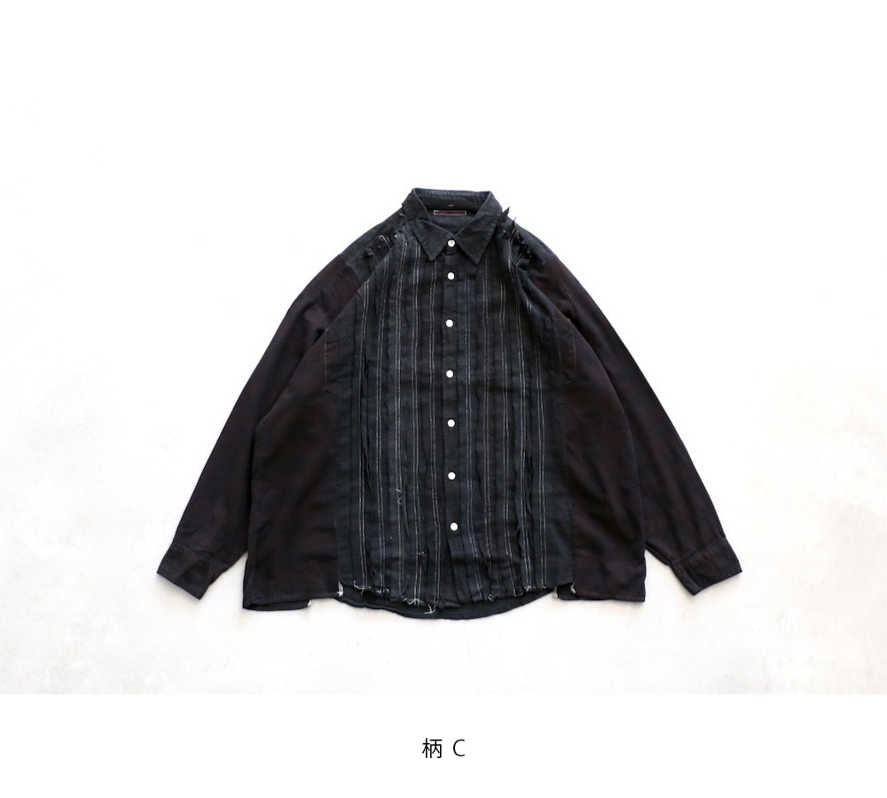 Rebuild by Needles 長袖シャツ Rebuild by Needles(リビルドバイニードルズ) 