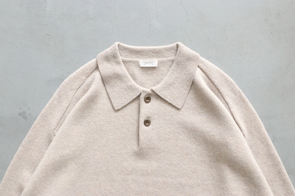 crepscule ニットポロ　M-G Knit Polo C.Gray M-G Knit Polo #C.Gray [2403-012] – ciacura