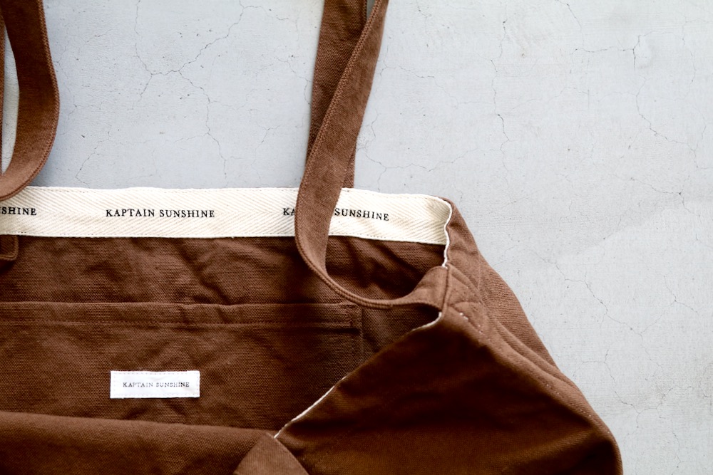 バッグ KAPTAIN SUNSHINE Market Bag FADE BROWN KAPTAIN SUNSHINE Market Bag FADE BROWN