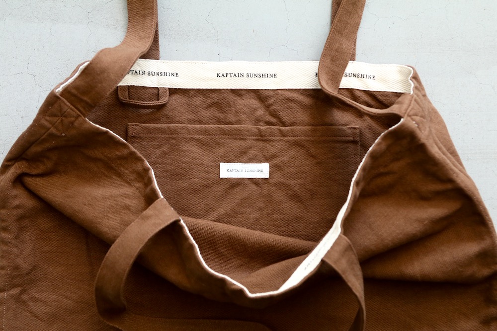 バッグ KAPTAIN SUNSHINE Market Bag FADE BROWN KAPTAIN SUNSHINE Market Bag FADE BROWN
