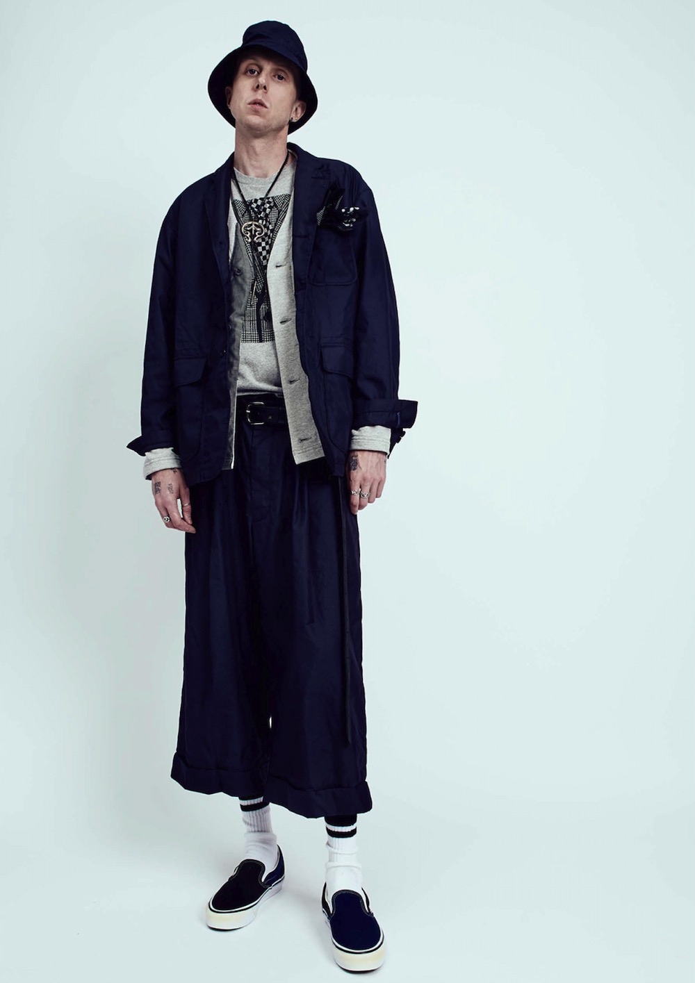 Engineered Garments (���󥸥˥����ɥ�������) "Pocket Square"